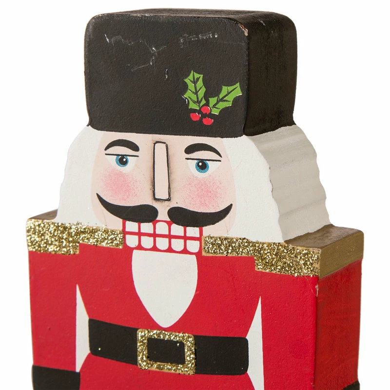 Best deal โ Glitzhome 7" Wooden/Metal Nutcracker Stocking Holder ๐ 3 Best deal โ Glitzhome 7" Wooden/Metal Nutcracker Stocking Holder ๐ - Image 3