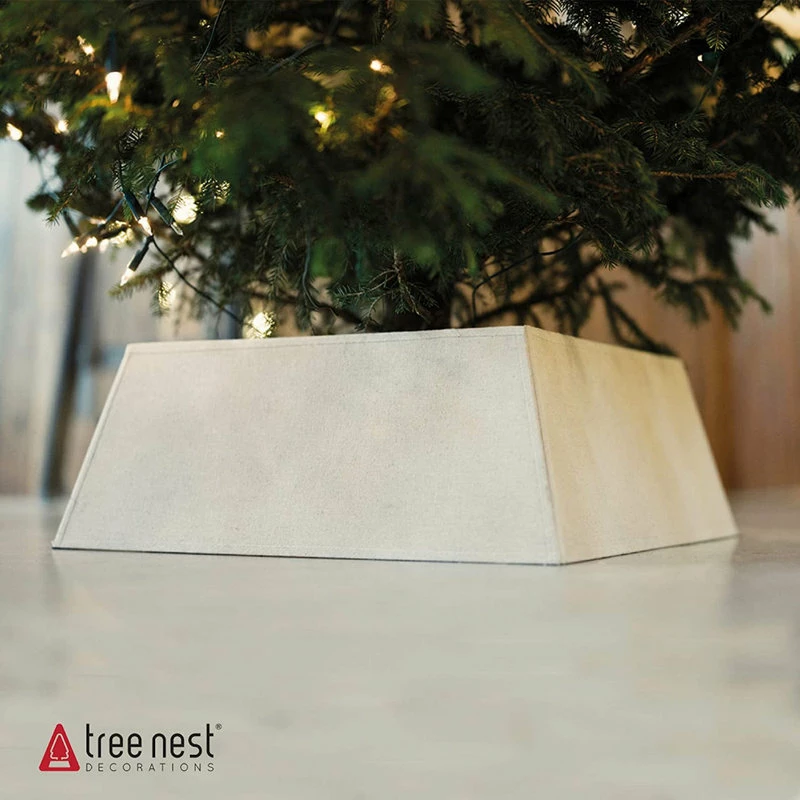 Coupon ๐ Tree Nest Decorations #218731- Contemporary ๐ Christmas Tree ๐ Skirt, Medium, Linen ๐ 3 Coupon ๐ Tree Nest Decorations #218731- Contemporary ๐ Christmas Tree ๐ Skirt, Medium, Linen ๐ - Image 3