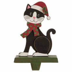 Flash Sale ๐งจ Glitzhome 7.50"H Wooden/Metal Cat Stocking Holder โค๏ธ