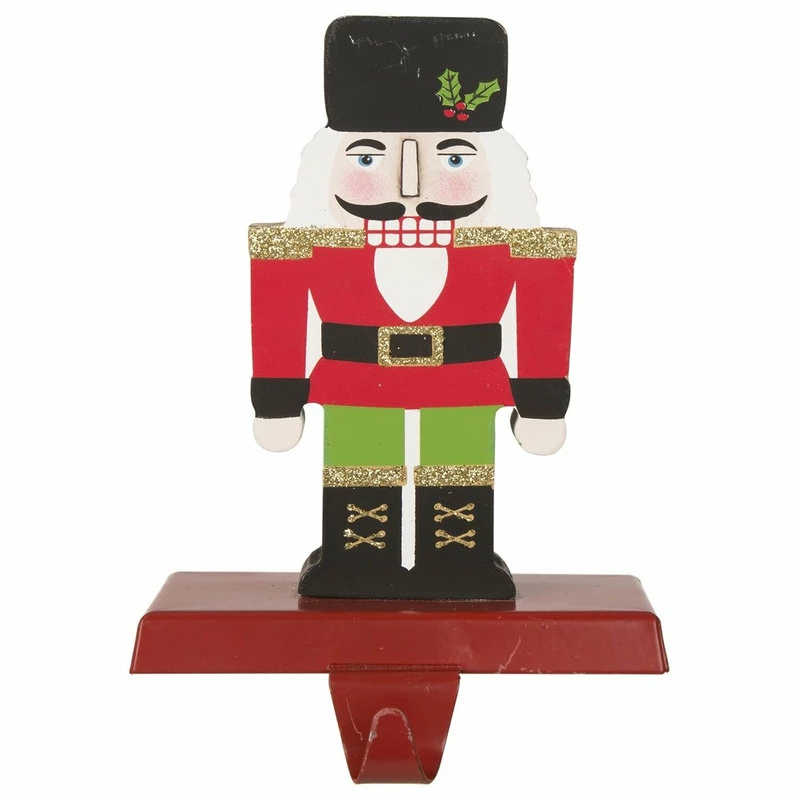 Best deal โ Glitzhome 7" Wooden/Metal Nutcracker Stocking Holder ๐ 1 Best deal โ Glitzhome 7" Wooden/Metal Nutcracker Stocking Holder ๐