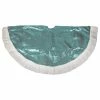 Best reviews of 👏 Northlight Seasonal 47" Mint Green Paillette Sequins Round 🎁 Christmas Tree 👗 Skirt With Sherpa Border ⭐