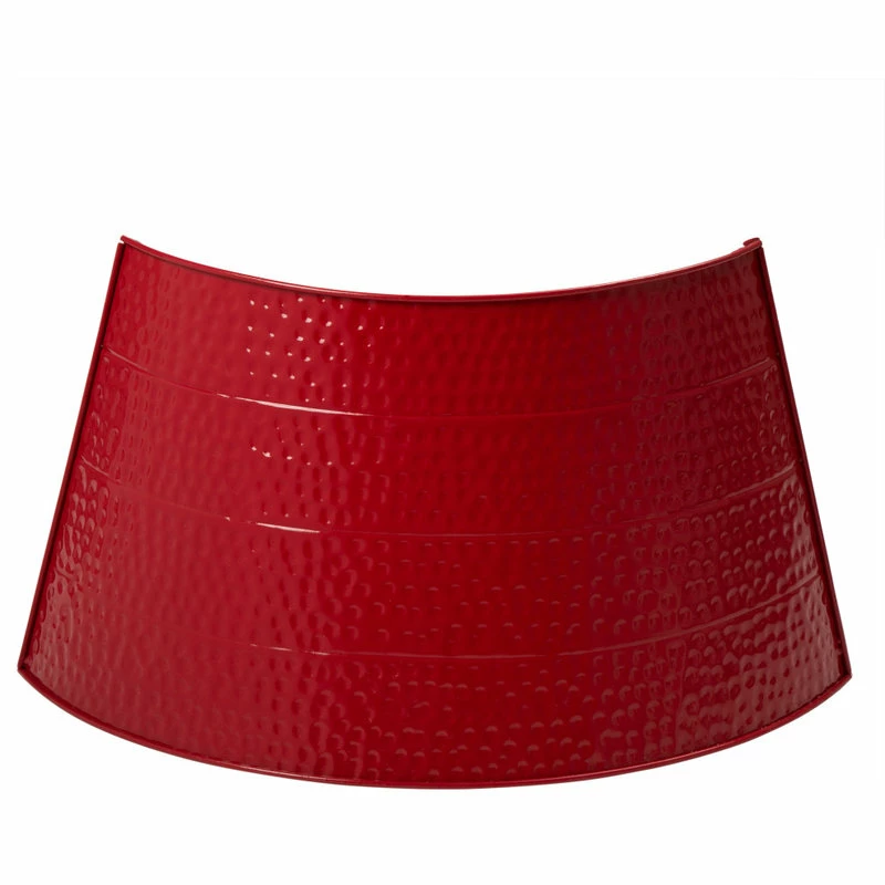 Budget ⌛ Glitzhome 26"D Red 🔨 Hammer-harden Metal Tree Collar 🥰 5 Budget ⌛ Glitzhome 26"D Red 🔨 Hammer-harden Metal Tree Collar 🥰 - Image 5