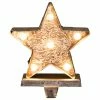 Best reviews of 😍 Glitzhome 7.50"H Marquee LED Metal Star Stocking Holder 🥰