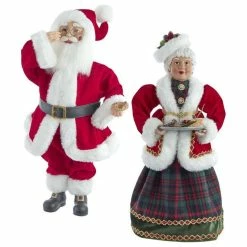 Wholesale 🛒 Kurt S. Adler, Inc. Kurt Adler 16" Kringle Klaus Mr. And Mrs. Claus, 2-Piece Set 🥰