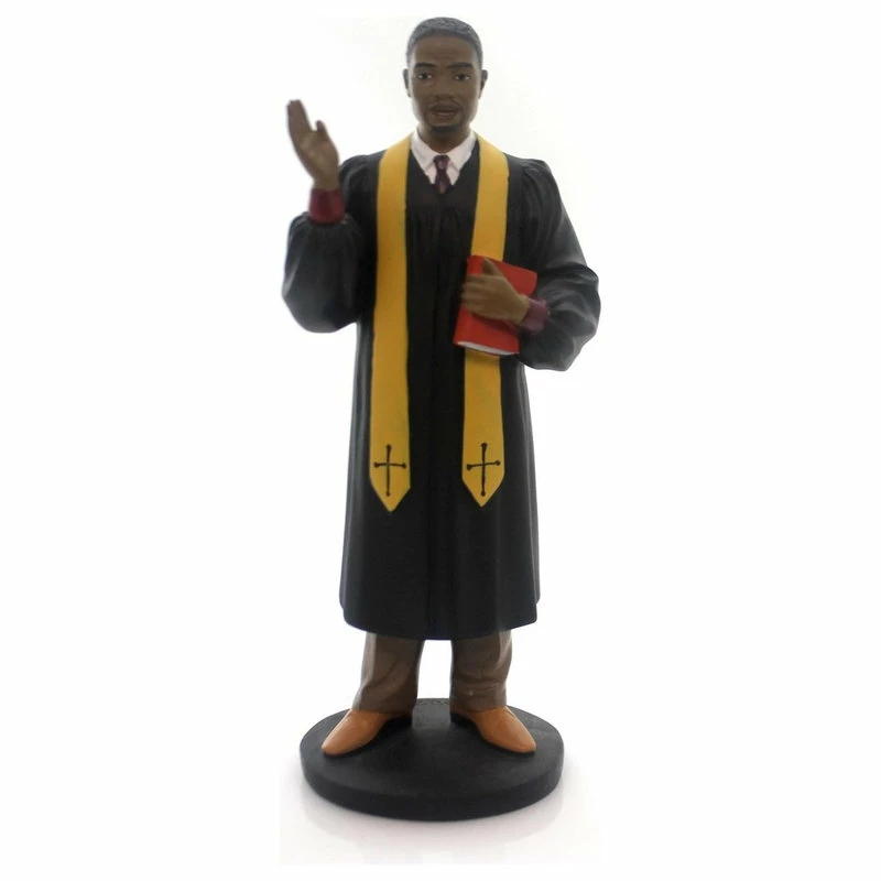 Wholesale ๐ Black Art PREACHER MALE BLACK Polyresin Religious Bible Church 27033 ๐ 1 Wholesale ๐ Black Art PREACHER MALE BLACK Polyresin Religious Bible Church 27033 ๐
