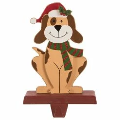 Flash Sale ๐ Glitzhome 7.50"H Wooden/Metal ๐ Dog Stocking Holder โ๏ธ