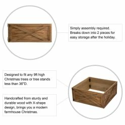 Coupon โค๏ธ Glitzhome Natural Wooden Tree Collar, 26"Lx26"W ๐ฅ 19 Coupon โค๏ธ Glitzhome Natural Wooden Tree Collar, 26"Lx26"W ๐ฅ -christmas decorations Sales ce91337f00ffaf50 0192 w800 h800 b1 p0