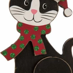 Cheapest ✔️ Glitzhome 2-Piece Wooden/Metal Cat And 🦮 Dog Stocking Holder ✔️ -christmas decorations Sales cfe1ab460dae66db 3128 w800 h800 b0 p0