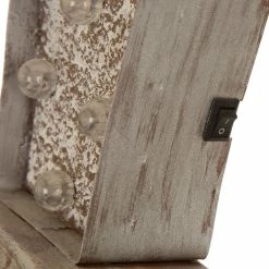 Buy 🌟 Glitzhome 7.50"H Marquee LED Metal Giftbox Stocking Holder 🔥 -christmas decorations Sales d311fe120b7d0af2 0827 w800 h800 b0 p0