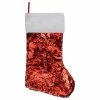 Cheap 🧨 Northlight Seasonal 19" Red And Silver Sequin 🔔 Christmas Stocking With White Faux Fur Cuff 🛒
