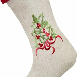 Outlet โ๏ธ Fennco Styles Embroidered ๐ Christmas Tree Double-Layer Stocking (13"x19"), Natural+white ๐ฏ 5 Outlet โ๏ธ Fennco Styles Embroidered ๐ Christmas Tree Double-Layer Stocking (13"x19"), Natural+white ๐ฏ -christmas decorations Sales d711e4320bbd0779 9715 w800 h800 b0 p0