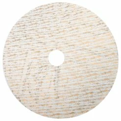 Best Sale 🔥 Saro Lifestyle 🎁 Christmas Tree 👗 Skirt With Foil Print Faux Fur Design, 60"x60", Gold 🛒