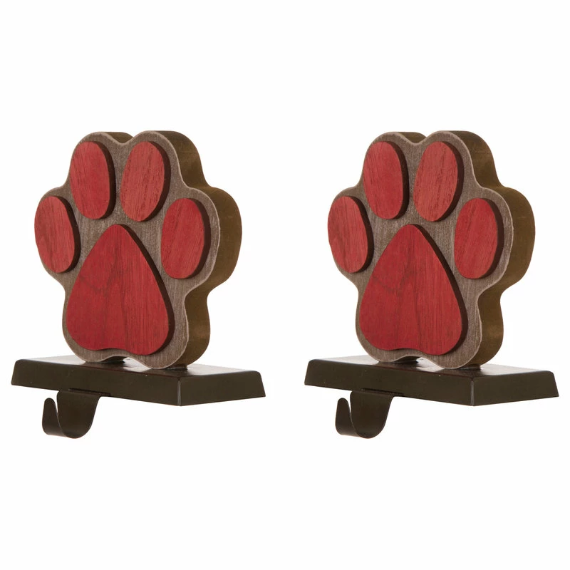 Deals ๐ Glitzhome Wooden/Metal Paw Stocking Holder, Set Of 2 ๐ฅฐ 1 Deals ๐ Glitzhome Wooden/Metal Paw Stocking Holder, Set Of 2 ๐ฅฐ