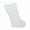Best deal 😍 Northlight Seasonal 18" Traditional Solid Velvety 🎁 Christmas Stocking, White 🎉