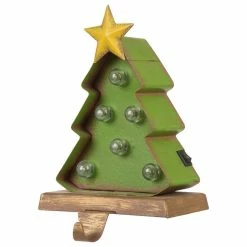 Buy 😍 Glitzhome Marquee LED Snowman Head & Tree Stocking Holder, 2-Piece Set 👍 -christmas decorations Sales e83171d601725e74 4728 w800 h800 b1 p0