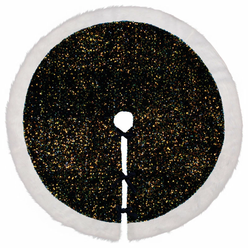 Brand new ๐ Glitzhome 48"D Navy Blue Sequin ๐ Christmas Tree ๐ Skirt ๐งจ 1 Brand new ๐ Glitzhome 48"D Navy Blue Sequin ๐ Christmas Tree ๐ Skirt ๐งจ