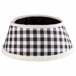 Best reviews of 🔔 Design Imports Holiday Tree Collar Black And White Buffalo Check 😉