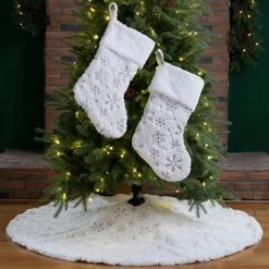 Promo 🌟 Glitzhome White Plush With Snowflake 🎅 Christmas Decoration(Stocking And Tree 👗 Skirt,Set Of 3 😀 19 Promo 🌟 Glitzhome White Plush With Snowflake 🎅 Christmas Decoration(Stocking And Tree 👗 Skirt,Set Of 3 😀 -christmas decorations Sales efd140a30f44bb6c 1341 w800 h800 b0 p0