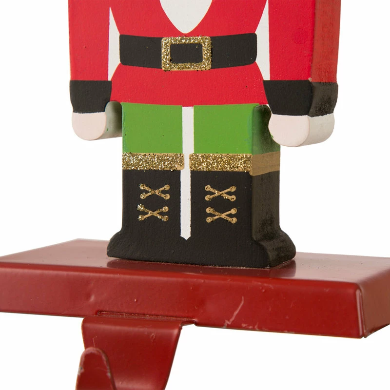 Best deal โ Glitzhome 7" Wooden/Metal Nutcracker Stocking Holder ๐ 4 Best deal โ Glitzhome 7" Wooden/Metal Nutcracker Stocking Holder ๐ - Image 4