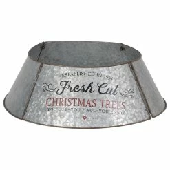Coupon ❤️ GDFStudio Farrarville Metal 🎅 Christmas Tree Collar, Antique Silver 😀