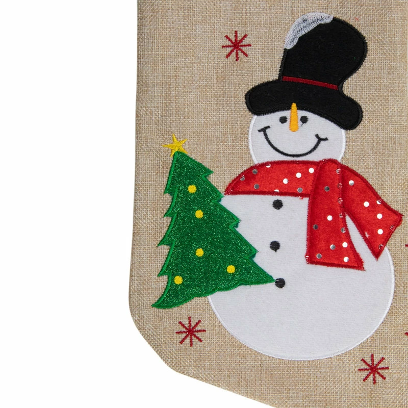 Wholesale ๐คฉ Northlight Seasonal 19" Burlap Standing Snowman With A Tree And Snowflakes ๐
Christmas Stocking ๐ 3 Wholesale ๐คฉ Northlight Seasonal 19" Burlap Standing Snowman With A Tree And Snowflakes ๐
Christmas Stocking ๐ - Image 3