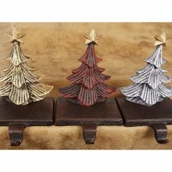 Hot Sale โ๏ธ Lulu Decor Inc. Cast Iron ๐ Christmas Trees Stocking Holders, 3-Piece Set, Metallic Red, Gold, Sil ๐ 7 Hot Sale โ๏ธ Lulu Decor Inc. Cast Iron ๐ Christmas Trees Stocking Holders, 3-Piece Set, Metallic Red, Gold, Sil ๐ -christmas decorations Sales fa4168c50bea7711 2562 w800 h800 b0 p0