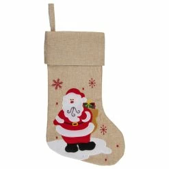 Best reviews of 🎉 Northlight Seasonal 19" Burlap Standing Santa With Present Bag ❄ Christmas Stocking 🤩