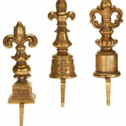 Wholesale 🧨 Mark Roberts 2019 Fleur De Lis Stocking Holder, Assortment Of 3, 13" 🔔