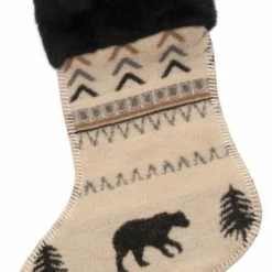 Discount 🥰 Wooded River Inc 🎅 Christmas Stocking 14x20 Boulder 😀