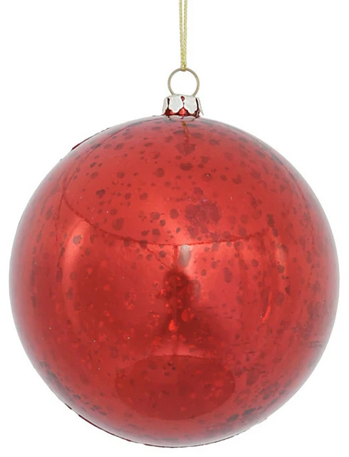 Top 10 🔔 Vickerman Company 4" Ball Mercury Finish Shiny Set, Of 6, Red 🌟 1 Top 10 🔔 Vickerman Company 4" Ball Mercury Finish Shiny Set, Of 6, Red 🌟