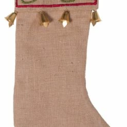 Cheap 👏 Vickerman Company 8" X 19" Burlap Jingle Stocking ❤️