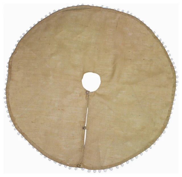 Buy ๐ฅฐ Fennco Styles Pompom Trim Jute Holiday ๐ Christmas Tree ๐ Skirt 56" Round โ 1 Buy ๐ฅฐ Fennco Styles Pompom Trim Jute Holiday ๐ Christmas Tree ๐ Skirt 56" Round โ