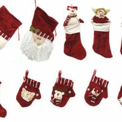 Promo 😉 Northlight Seasonal 10-Piece Red Classics 🎄 Christmas Stocking And Novelty Gift Bag Set 🛒
