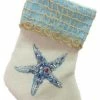 Best deal 🥰 December Diamonds Starfish Blue Jewels 🔔 Christmas Stocking Ornament 6.25 Inches ⭐