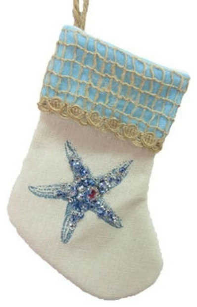 Best deal ๐ฅฐ December Diamonds Starfish Blue Jewels ๐ Christmas Stocking Ornament 6.25 Inches โญ 1 Best deal ๐ฅฐ December Diamonds Starfish Blue Jewels ๐ Christmas Stocking Ornament 6.25 Inches โญ