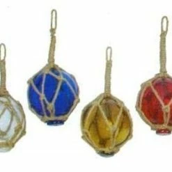 Flash Sale ⭐ Mary B Decorative Art MB Japanese Glass Fishing Floats Assorted Colors Fishing Net Buoys Set Of 6 ⌛