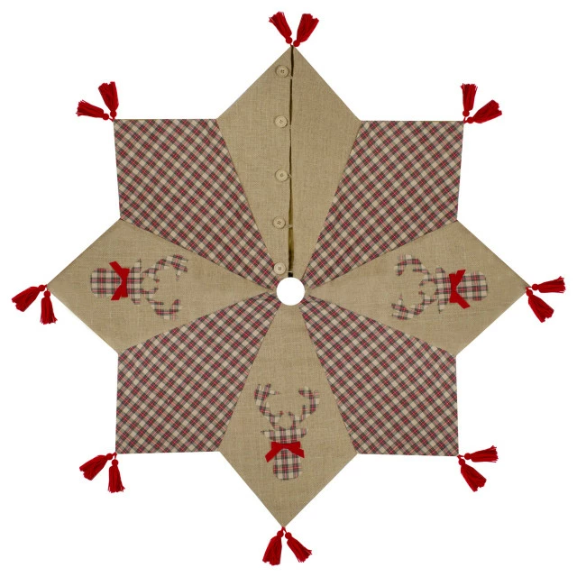 Best reviews of ๐ Northlight Seasonal 48" Red And Brown Burlap And Plaid Reindeer ๐ Christmas Tree ๐ Skirt With Tassels ๐ฅ 1 Best reviews of ๐ Northlight Seasonal 48" Red And Brown Burlap And Plaid Reindeer ๐ Christmas Tree ๐ Skirt With Tassels ๐ฅ