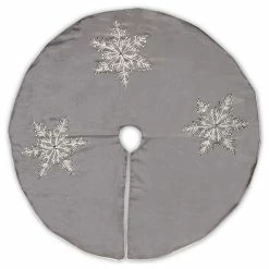 Cheapest 🎉 National Tree Company 42" Diameter 🎄 Christmas Snowflake Tree 👗 Skirt 😉