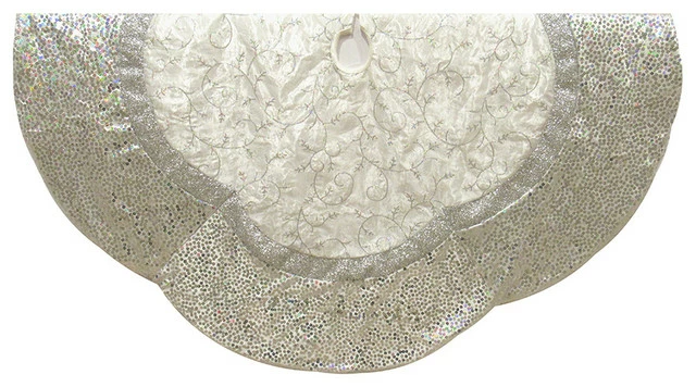Best Sale โ Kurt S. Adler, Inc. 60" Silver Treeskirt ๐ 1 Best Sale โ Kurt S. Adler, Inc. 60" Silver Treeskirt ๐