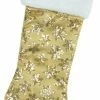 Cheap ✨ Northlight Seasonal 20.5" Gold Sequin Snowflake 🎄 Christmas Stocking With White Faux Fur Cuff 🔥