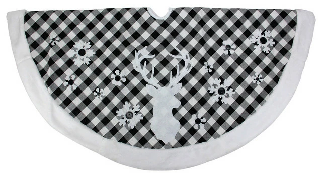 Best reviews of ๐ Northlight Seasonal 48" Black And White Rustic Reindeer โ Christmas Tree ๐ Skirt With Faux Fur Trim โญ 1 Best reviews of ๐ Northlight Seasonal 48" Black And White Rustic Reindeer โ Christmas Tree ๐ Skirt With Faux Fur Trim โญ