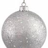 Brand new 🥰 Vickerman Company Vickerman 4" Sequin Ball Drilled, Set Of 6, Silver ⌛