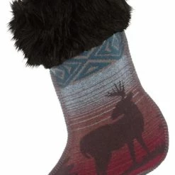 New 😀 Wooded River Inc Deer Meadow 🎅 Christmas Stocking 🎉