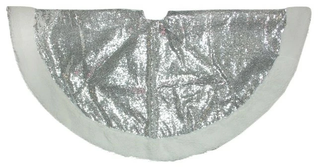 Buy โ Northlight Seasonal 47.2" Winter's Beauty Sparkling Silver And White ๐ Christmas Tree ๐ Skirt โจ 1 Buy โ Northlight Seasonal 47.2" Winter's Beauty Sparkling Silver And White ๐ Christmas Tree ๐ Skirt โจ