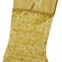 Outlet 🎉 Northlight Seasonal 20.5" Gold Glitter Star Print 🎄 Christmas Stocking ⌛