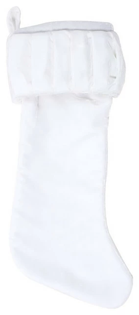 Coupon ❤️ Vickerman Company 8x19" Plush White Velvet Stocking ✔️ 1 Coupon ❤️ Vickerman Company 8x19" Plush White Velvet Stocking ✔️