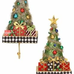 Buy 🤩 Mark Roberts 2015 🎄 Christmas Tree Stocking Holder, Assortment Of 2, 11" 🧨