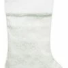 Deals 😍 Northlight Seasonal 20.5" Iridescent Glitter Snowflake Print 🎄 Christmas Stocking 🎉