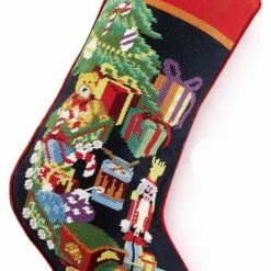 Hot Sale 🛒 Peking Handicraft, Inc. Toy Train Embroidered Stocking 👏