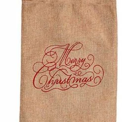 Wholesale 🧨 Worth Imports Inc. Merry 🎄 Christmas Linen Bag, Set Of 3, 10x16 🔥